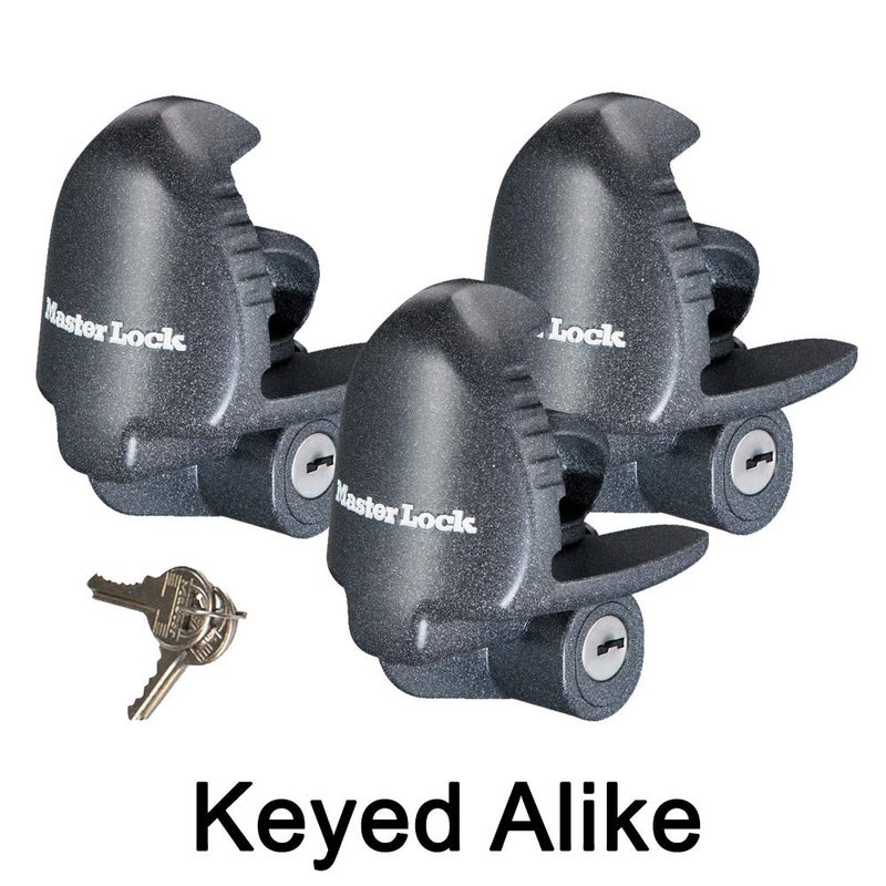 Master Lock - (3) Keyed Alike Universal Trailer Coupler Locks w/6 Keys, 379KA-3 - Image 2